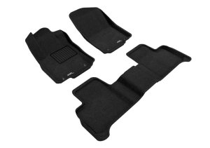 Mercedes-Benz Ml63 AMG Floor Mat Set - Front and Rear - 3D MAXpider - ELEGANT Series - Black - `12-`15 Mercedes-Benz Ml63 AMG Floor Mat Set - Front and Rear - 3D MAXpider - ELEGANT Series - Black - `12-`15